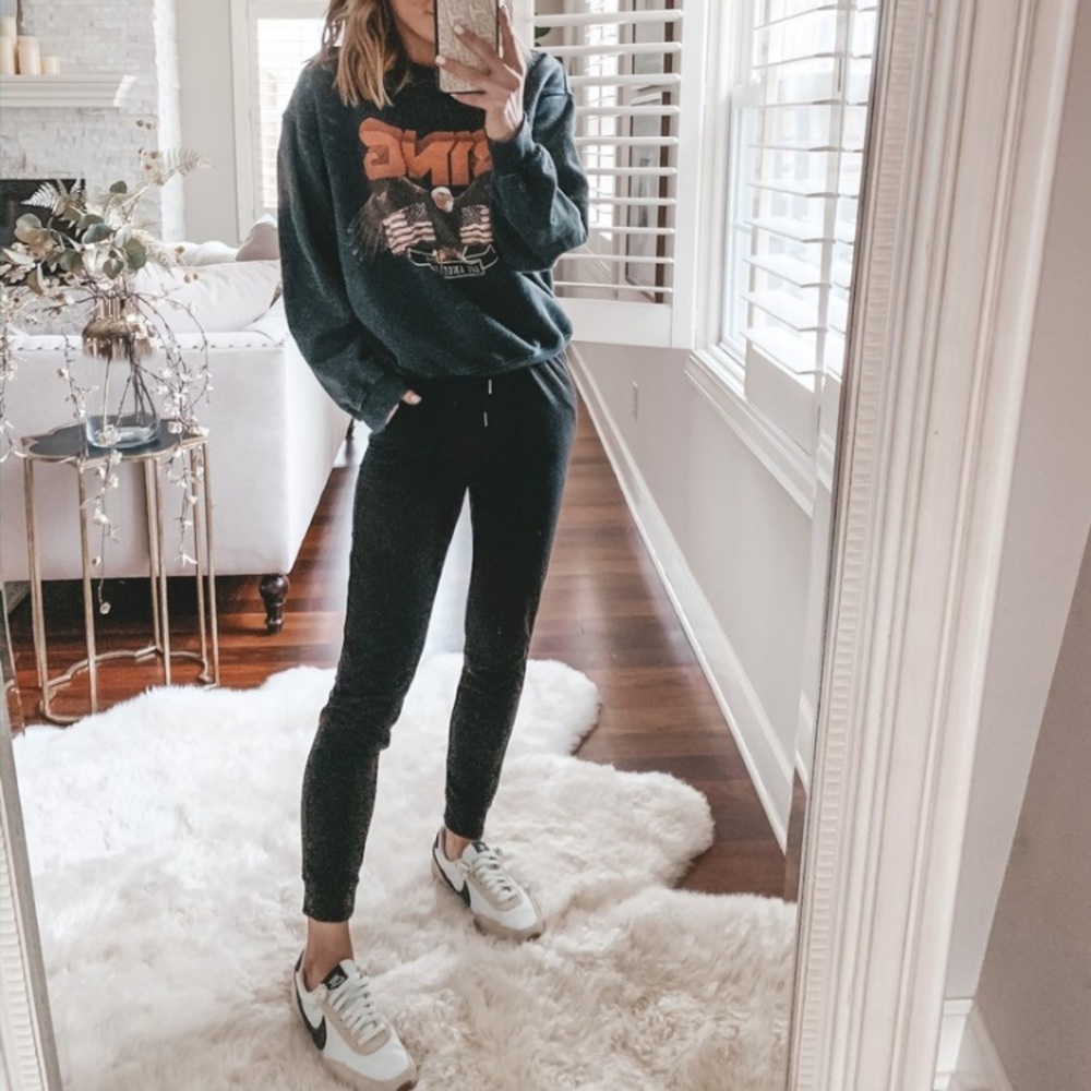 Black joggers
